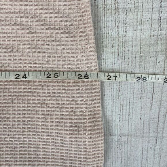 Miholl Women M mock neck waffle texture lace sleeve blouse w/zipper back closure - Picture 10 of 10